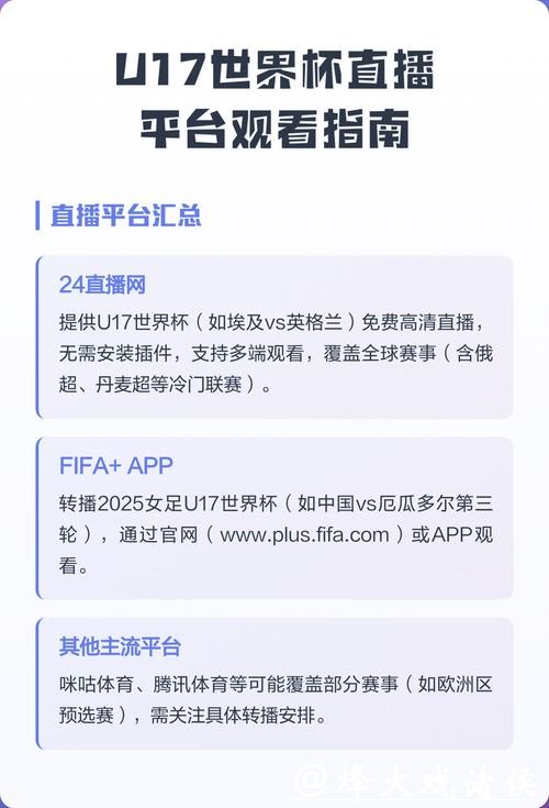 世界杯直播全程观看指南